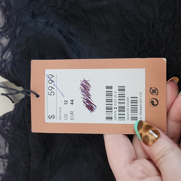 NWT H&M x Sandra Mansour Sunflower Organza Skirt - Picture 7 of 7